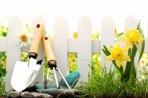 Seasonal planting and lawn maintenance in Stroud Green